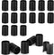 30 Pack Black Wire Shelf Clips 1 inch Wire Shelf Clips, Plastic Shelving Clips Shelf Lock Clips Round Plastic Clips, Shelf Support Clips for Wire ...