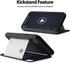 GOOSPERY Magnetic Secure Bumper Compatible with iPhone Xs / X Case, Card Holder Wallet Case, Easy Magnet Auto Closure Dual Layer Protection, Navy...