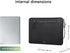 LANDICI 360°Protective Laptop Sleeve Case 15.6 16 Inch with Handle, Waterproof Slim Computer Cover Bag Compatible with MacBook Pro 16, Lenovo Yoga...