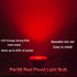 CICINY Par38 Red Flood Light Bulb - 15W (100Watt Equivalent) - E26 Base Red LED Flood Lights 2 Pack, Party Decoration, Porch, Home Lighting, Holid...