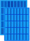 Mity rain 2 pack 40 Cavity Narrow Rectangle Silicone Caramel Candy Molds Chocolate Bar Mold for Truffles, Ganache, Jelly, Praline, Brownie, Butter...