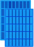 Mity rain 2 pack 40 Cavity Narrow Rectangle Silicone Caramel Candy Molds Chocolate Bar Mold for Truffles, Ganache, Jelly, Praline, Brownie, Butter...