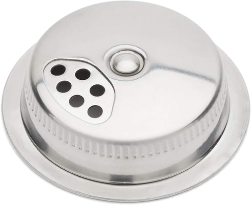 Jarware Stainless Steel Spice Shaker, Regular Mouth Mason Jar Spice Lid...