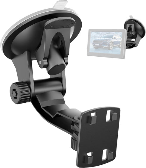 Backup Camera Monitor Mount,(4.3/5 in)PixelMan Upgraded Version Windshield Mount for Backup Camera Monitor,Vehicle Rear View Camera Monitor Suctio...