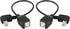 SinLoon USB 2.0 Type-B Printer Cable, 2-Pack USB B Female to Left Angle & Right Angle B Male Printer Extension Cable, for Scanner, Mobile HDD and ...