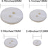 60PCS White Genuine Mother of Pearl Buttons Set, Natural Shell Buttons for DIY Sewing Crafts, Clothes, Blazer, Shirts, Suits (12.5mm/15mm/18mm/20m...