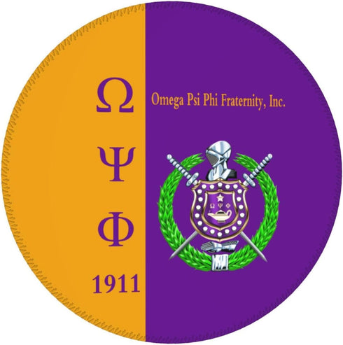 Psi Phi Mouse Pad Series Anti-Slip Mouse Mat for Office Computer Mousepads Round Gaming Mouse Pad 7.9 X7.9 Inchs...