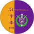 Psi Phi Mouse Pad Series Anti-Slip Mouse Mat for Office Computer Mousepads Round Gaming Mouse Pad 7.9 X7.9 Inchs...
