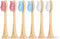 Bamboo Electric Toothbrush Heads, Plant-Based Soft Bristles Electric Toothbrush Replacement Heads, Compatible with Philips Sonicare (Mix and Match...