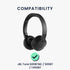 kwmobile Ear Pads Compatible with JBL Tune 600 / 500BT / 510BT / 520BT / 450 Earpads - 2X Replacement for Headphones - Blue...
