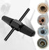 Dual-Use Broken Screw Extractor for 1/2 Inch and 3/4 Inch Pipes, Valves, and Faucets - Double Head Design for Effortless Removal of Stubborn Bolts...