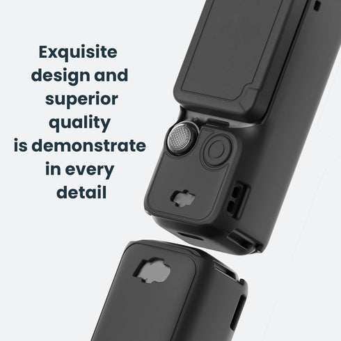 Gimbal Silicone Protective Case Cover for DJI Osmo Pocket 3, All-Round Protection Handheld Camera Lens Screen Protector Guard Protection...