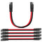 Nilight 5 Pack SAE to SAE Extension Cable 10AWG 2 Pin SAE Connector Extension Cord 10 Gauge Dual Head Plug Audiopipe Polarized Wire Harness for So...