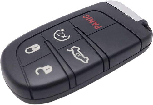 5 Buttons Replacement Key Fob Cover Case fit for Dodge Charger Challenger Dart Durango Jeep Grand Cherokee Chrysler 300C Keyless Entry Key Fob...