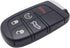 5 Buttons Replacement Key Fob Cover Case fit for Dodge Charger Challenger Dart Durango Jeep Grand Cherokee Chrysler 300C Keyless Entry Key Fob...