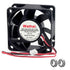 Wathai 60mm x 25mm 12V Waterproof Small Fan Dual Ball High Speed DIY Cooling for RV Refrigerator, Computer Case, Generator, Plant Tank or Terrariu...