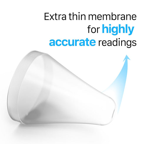 96 Counts Ear Thermometer Probe Covers Refill Caps Lens Filters for Femometer Family 1015 Ear Thermometer, Disposable Covers for Digital Ear Therm...