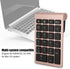 Sanpyl 22 Keys Numeric Keypad, Bluetooth Mini Keyboard, Portable Mini Financial Accounting Rechargeable Number Pad, for Laptop Desktop, PC(Rose Go...