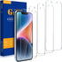 JINTONG 4 Pack Tempered Glass Screen Protector for iPhone 14 Plus (6.7 Inch) 9H Shatterproof Tempered Glass Film, Scratch Resistant, Case Friendly...