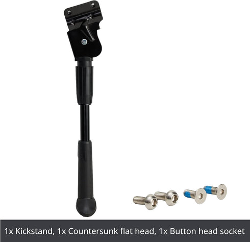 N+1 Bike Kickstand- Rear Mount Adjustable Bicycle Kickstand for 26"-29" Inch Mountain Bike, Road Bike, BMX, MTB, and eBikes...