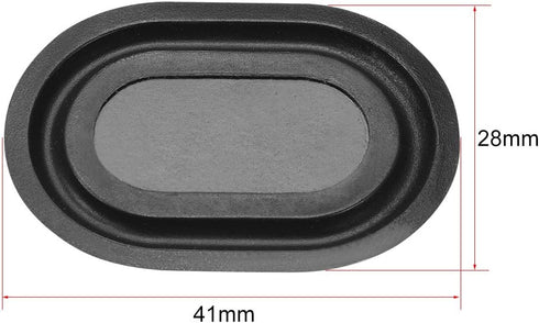 uxcell 41×28mm Speaker Passive Radiator Vibration Plate Subwoofer Vibration Membrane, DIY Bass, Low Frequency 2pcs...