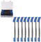24 Packs Double-Ended Gun Cleaning Brushes 7 Inch Nylon Brass All Purpose Cleaning Brush with Plastic Handle (Blue Nylon)...