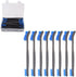 24 Packs Double-Ended Gun Cleaning Brushes 7 Inch Nylon Brass All Purpose Cleaning Brush with Plastic Handle (Blue Nylon)...