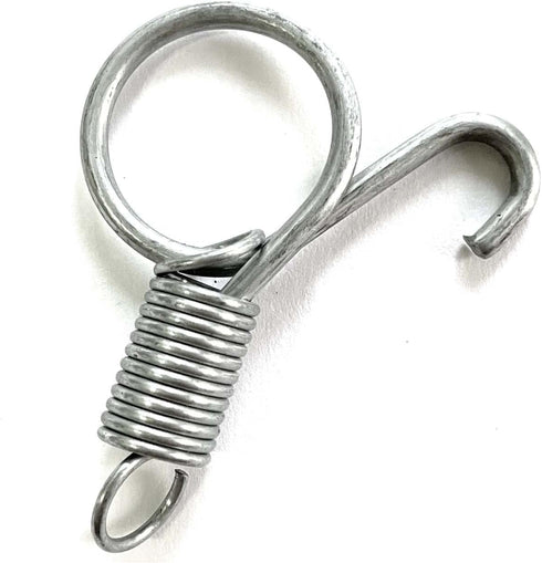 20Pcs Spring Door Latch for Cages Metal Finger Spring Hooks 2 Sizes Multi-Functional Wire Cage Spring Latch Security for Fixing Pet Cage Door Dog ...