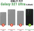 SUANPOT for Samsung Galaxy S21 Ultra 6.8" with RFID Blocking Leather Wallet case Credit Card Holder,Flip Folio Book Phone case Shockproof Cover Wo...