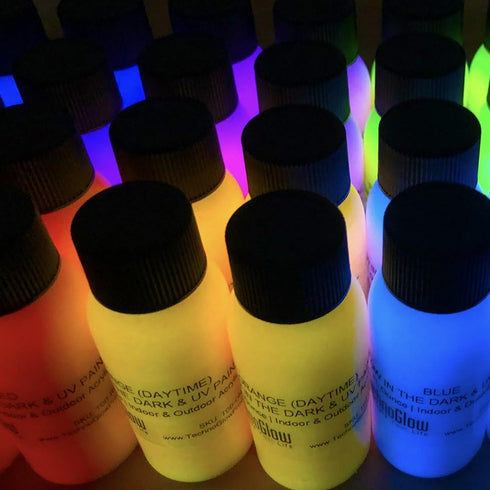 Glow in the Dark Paint, Green Ultra Glow - Multiple Colors - 1 fl oz...
