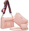 Makes Small Crossbody Bags for Women Gifts Shoulder Purses Vegan Leather Handbags with adjustable 2 Guitar Wide Straps...