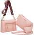 Makes Small Crossbody Bags for Women Gifts Shoulder Purses Vegan Leather Handbags with adjustable 2 Guitar Wide Straps...
