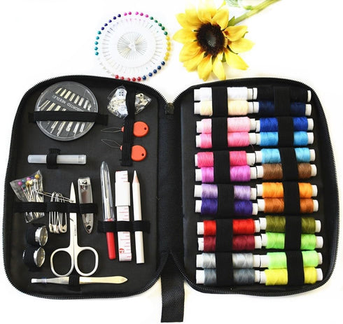 MrXLWhome Sewing Kit, 130pcs Premium Travel Sewing Kit for Adults, Needle and Thread Kit, Upgrade Sewing Repair Kits for Beginners Home Travel, Co...