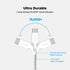 Innergie USB C to Lightning Cable (5.9ft, 1.8m) Apple Mfi Certified - 3A Fast Charging Cable 480Mbps Data Transfer, Design for iPhone/iPad/AirPods...