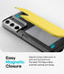 GOOSPERY Magnetic Door Bumper Compatible with Galaxy S22 Plus Case, Card Holder Wallet Easy Magnet Auto Closing Protective Dual Layer Sturdy Phone...