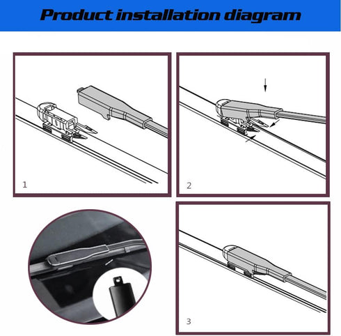 Pair 24" + 19" Original Equipment Replacement Windshield Wiper Blades For Jaguar XF XL 2007-2016 Audi A3 8P 2005-2012 BMW 3Series Saloon 4-Door 20...