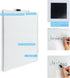 GDMINLO Double-Sided Small Dry Erase Board, 14 x 11 inches Whiteboard for Students Teachers School Supplies Lapboards, Includes a Black Dry Erase ...