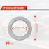 50PCS Aluminum Engine Oil Drain Plug Washer Gaskets 94109-14000 Compatible with Honda Part...