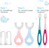 6 in 1 Baby Training Toothbrush Set - Infant to Toddler Toothbrush Oral Care Toothbrush - Food Grade Silicone,Extra Soft Bristles,Perfect for 6+,1...