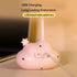 Cloud Desk Lamp, Cute Night Light, Portable LED Table Light, Foldable USB Rechargeable Reading Light (Blue)...