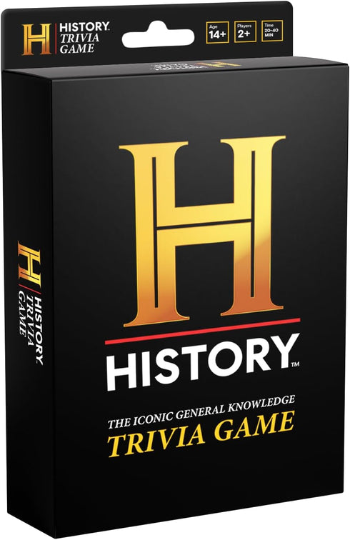 HISTORY Trivia Game Travel Edition - Fun General Knowledge Questions for Adults, Family and Teens in The Pursuit of Trivial Knowledge - Perfect Pa...