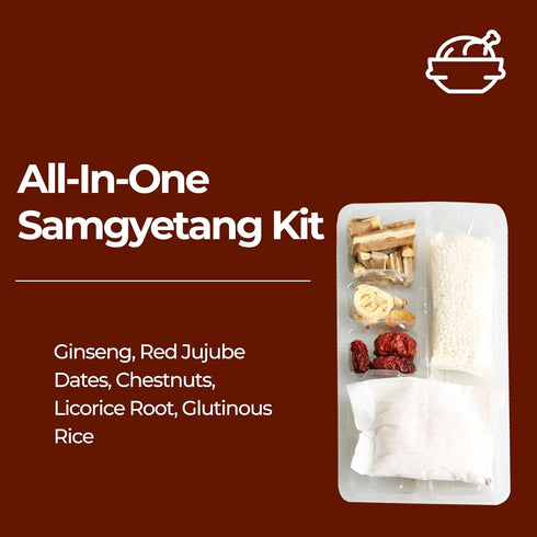 Surasang Samgyetang Herb Kit, Korean Ginseng Chicken Soup Ingredients, 3.17 Ounce, Pack of 2...