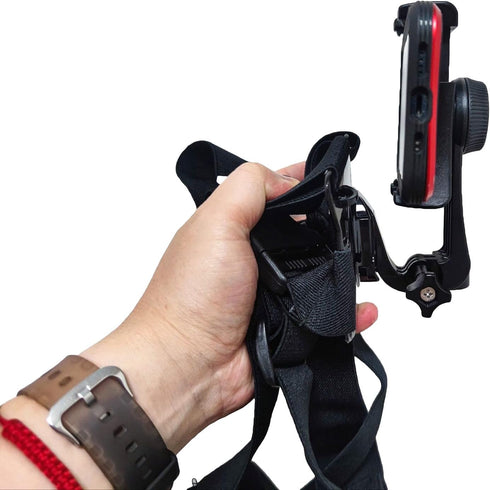 – Smartphone Chest Mount Universal Holder Compatible with iPhone and Samsung Phone Mount for Filming or Photos (360 Rotate)...