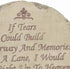 Spoontiques - Garden Décor - If Tears Could Build A Stairway Memorial Stepping Stone - Decorative Stone for Garden...