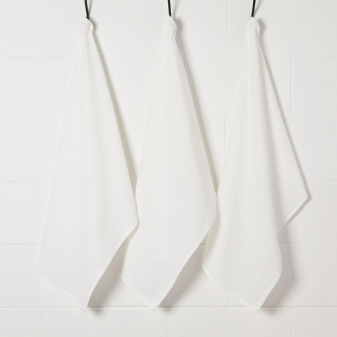 Now Designs Bakers Floursacks, Set of Three, Unbleached White, Set of Three...