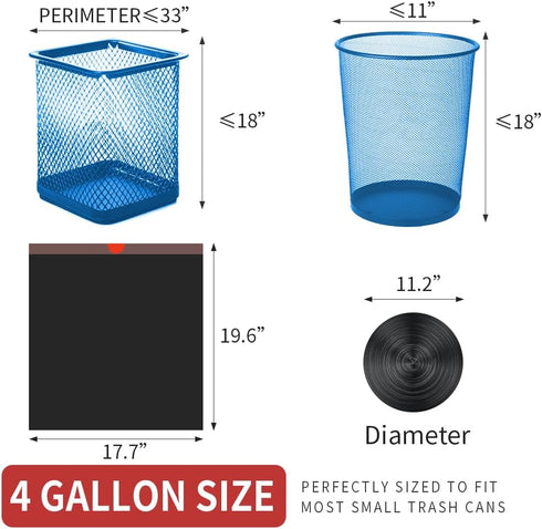 drawstring garbage bag,Capacity 4 gallons black drawstring garbage bag 17.7 * 19.6inch 15 pieces/roll 75 pieces in total PE material...