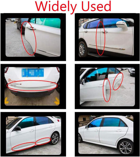 ESUPPORT 32ft 10M U Shape Car Door Moulding Rubber Scratch Protector Strip Edge Guard Trim Seal Transparent...