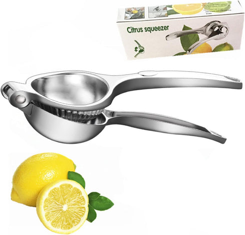 Manual Lime Squeezer, lemon squeezer manual, Stainless Steel Citrus Press citrus squeezer hand press, for Lemon, Citrus, Lime,Orange, Fruit Squeez...
