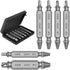 Damaged Screw Extractor Set Tools Gifts for Men - Removal for Stripped Screws Nuts & Bolts, 6PCS Stripped Screw Extractor Kit Drill Bit Tools for ...