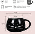 Koolkatkoo Cat Coffee Mugs for Cat Lover, Ceramic Kitty Tea Mug Gifts for Women Girls 12 oz Cup Black...